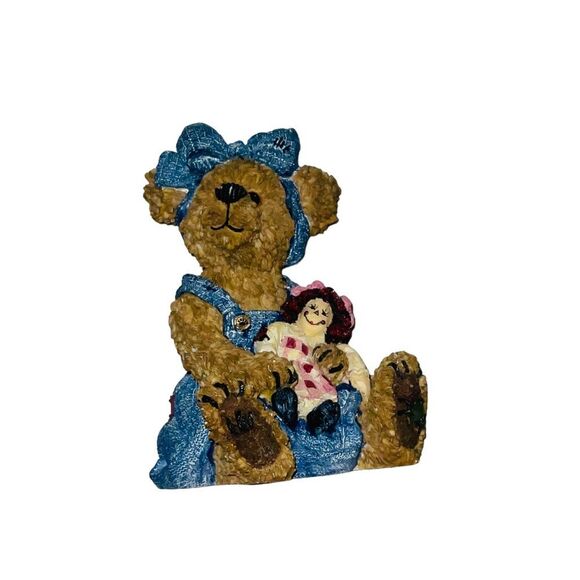 10/25🦋 Boyd's Bears & Friends The Bearstone Collection Sally Quignapple w/ Annie - Picture 5 of 12